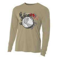 There's No Planet B Science Climate Change Earth Day Cooling Performance Long Sleeve Crew