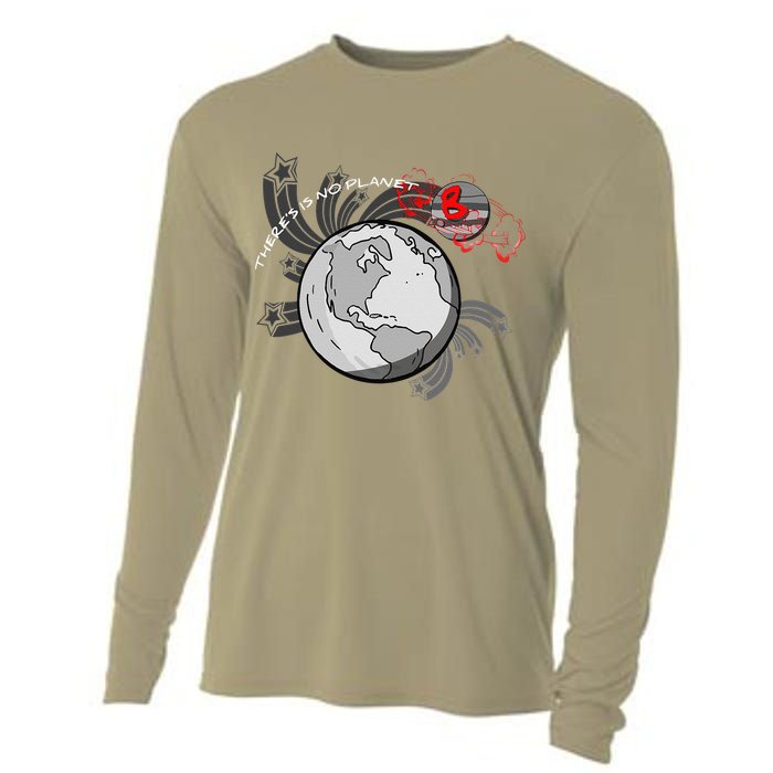 There's No Planet B Science Climate Change Earth Day Cooling Performance Long Sleeve Crew