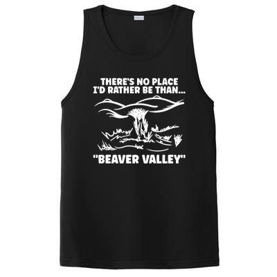 Theres No Place Id Rather Be Than Beaver Valley Funny Adult Humor PosiCharge Competitor Tank