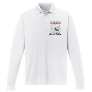 Theres No Place Id Rather Be Than Beaver Valley Funny Adult Humor Performance Long Sleeve Polo