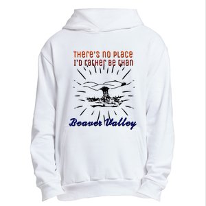 Theres No Place Id Rather Be Than Beaver Valley Funny Adult Humor Urban Pullover Hoodie