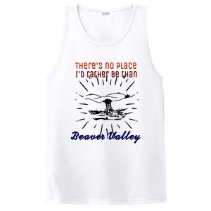 Theres No Place Id Rather Be Than Beaver Valley Funny Adult Humor PosiCharge Competitor Tank