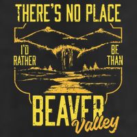 There's No Place I'd Rather Be Than Beaver Valley Golf Towel