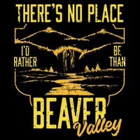 There's No Place I'd Rather Be Than Beaver Valley Cropped Pullover Crew