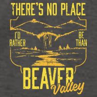 There's No Place I'd Rather Be Than Beaver Valley Vector Backpack
