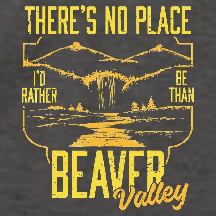 There's No Place I'd Rather Be Than Beaver Valley Vector Backpack