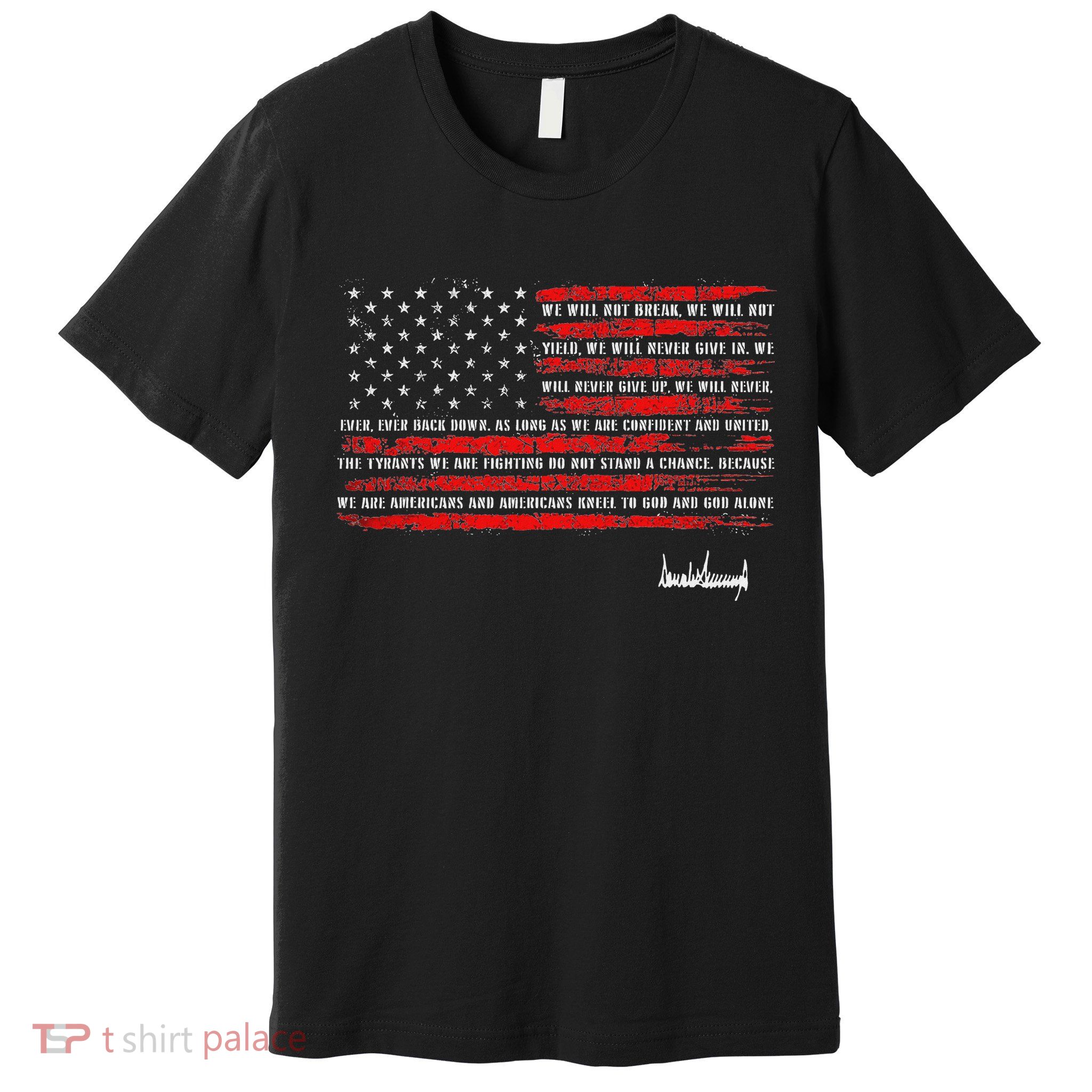 Trump Nation Proclamation Flag Premium T-Shirt