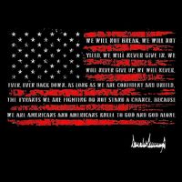 Trump Nation Proclamation Flag Womens Tank Top