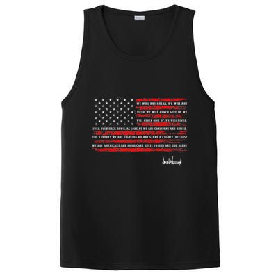 Trump Nation Proclamation Flag PosiCharge Competitor Tank