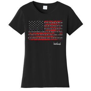 Trump Nation Proclamation Flag Women's T-Shirt