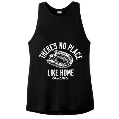 There’S No Place Like Home O.H.I.O State Ladies PosiCharge Tri-Blend Wicking Tank