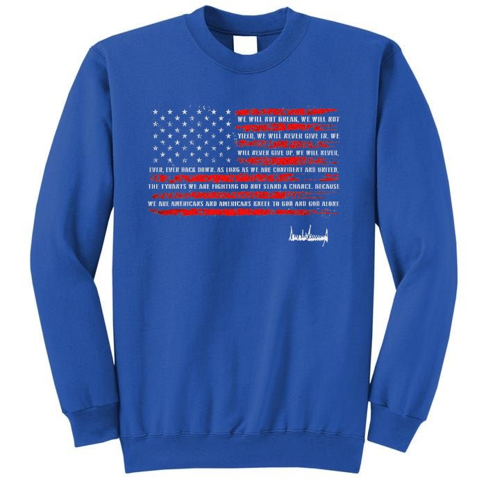 Trump Nation Proclamation Flag Sweatshirt