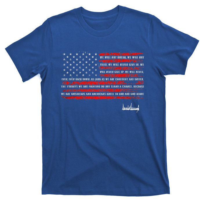 Trump Nation Proclamation Flag T-Shirt