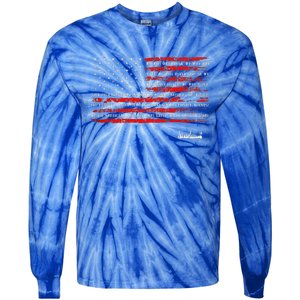 Trump Nation Proclamation Flag Tie-Dye Long Sleeve Shirt