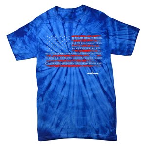 Trump Nation Proclamation Flag Tie-Dye T-Shirt