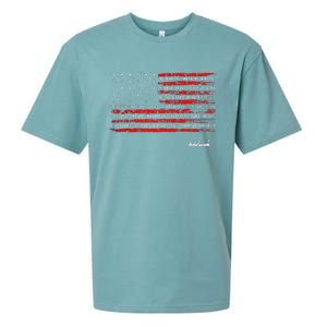 Trump Nation Proclamation Flag Sueded Cloud Jersey T-Shirt