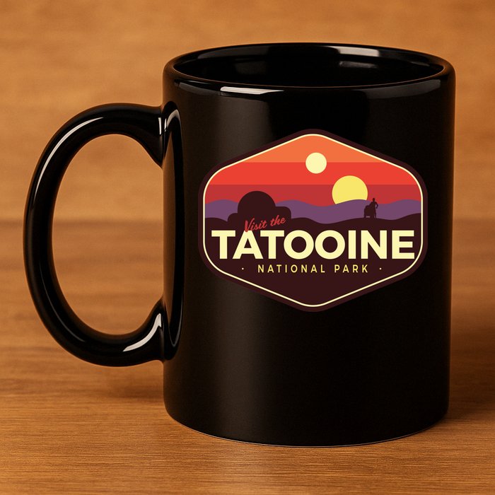 Tatooine National Park 11oz C Handle Ceramic Mug