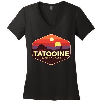 Tatooine National Park Women's V-Neck T-Shirt