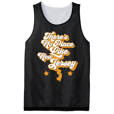 ThereS No Place Like New Jersey Home State Retro Style Mesh Reversible Basketball Jersey Tank