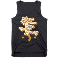 ThereS No Place Like New Jersey Home State Retro Style Tank Top