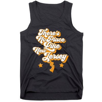 ThereS No Place Like New Jersey Home State Retro Style Tank Top