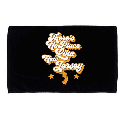 ThereS No Place Like New Jersey Home State Retro Style Microfiber Hand Towel