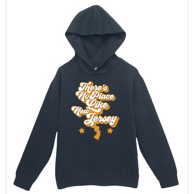 ThereS No Place Like New Jersey Home State Retro Style Urban Pullover Hoodie