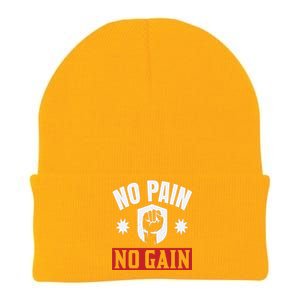 Tgiftgift No Pain No Gain Gift Cute Gift Knit Cap Winter Beanie