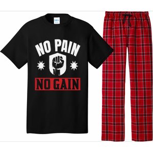 Tgiftgift No Pain No Gain Gift Cute Gift Pajama Set