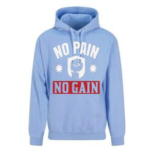 Tgiftgift No Pain No Gain Gift Cute Gift Unisex Surf Hoodie