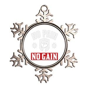 Tgiftgift No Pain No Gain Gift Cute Gift Metallic Star Ornament