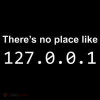 There's No Place Like 127.0.0.1 Home Localhost Funny Cooling Performance Long Sleeve Crew