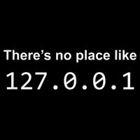 There's No Place Like 127.0.0.1 Home Localhost Funny Wool Snapback Cap