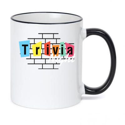 Trivia Night Pleasure Night Quiz Night Outings Gift 11oz Black Color Changing Mug