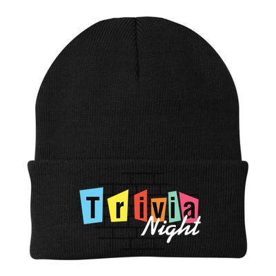 Trivia Night Pleasure Night Quiz Night Outings Gift Knit Cap Winter Beanie