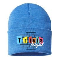 Trivia Night Pleasure Night Quiz Night Outings Gift Sustainable Knit Beanie