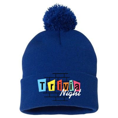 Trivia Night Pleasure Night Quiz Night Outings Gift Pom Pom 12in Knit Beanie