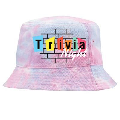 Trivia Night Pleasure Night Quiz Night Outings Gift Tie-Dyed Bucket Hat