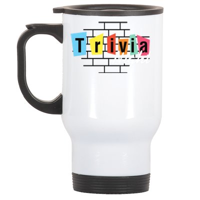 Trivia Night Pleasure Night Quiz Night Outings Gift Stainless Steel Travel Mug