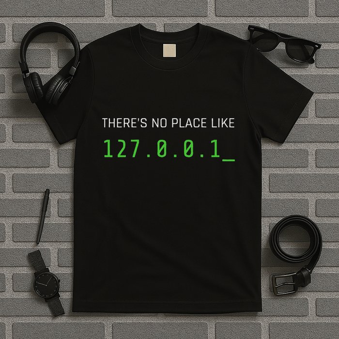 ThereS No Place Like 127.0.0.1 T-Shirt