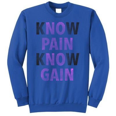 Trendy No Pain No Gain Cool Gift Sweatshirt