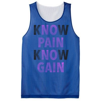 Trendy No Pain No Gain Cool Gift Mesh Reversible Basketball Jersey Tank