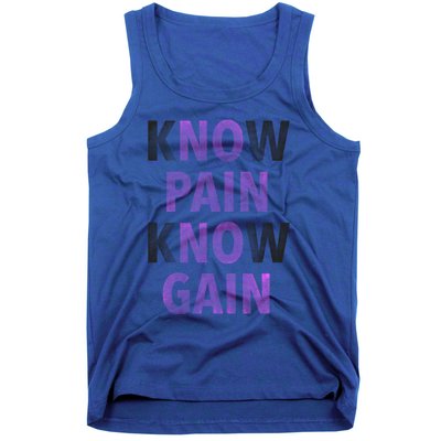 Trendy No Pain No Gain Cool Gift Tank Top