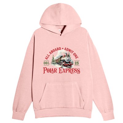 Train North Pole P.O.L.A.R E.X.P.R.E.S.S All Abroad Christmas Urban Pullover Hoodie