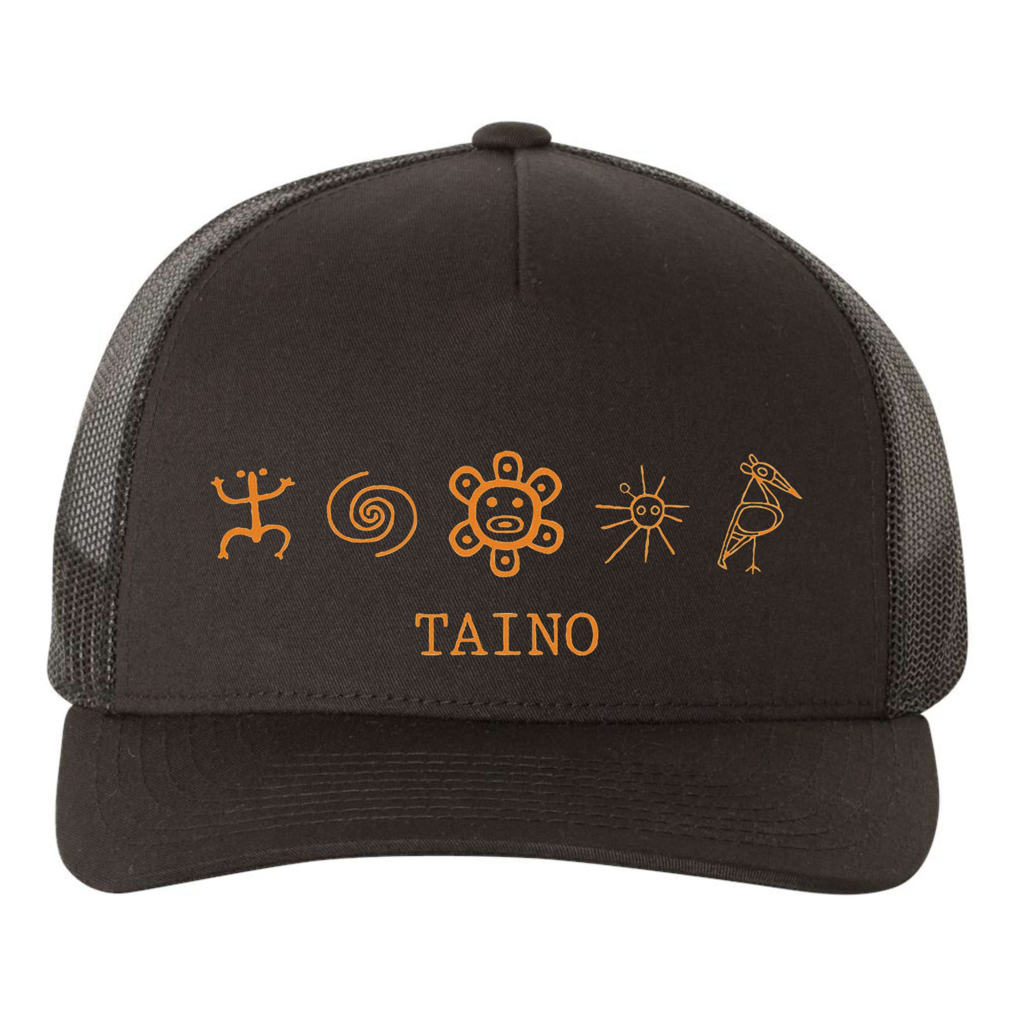 Taino Nation Puerto Rican Boricua Taino Yupoong Adult 5-Panel Trucker Hat