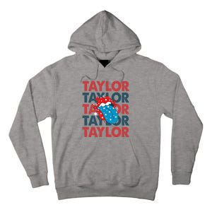 Taylor Name Personalized American 4th Of July Patriotic Tall Hoodie