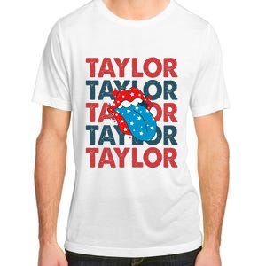 Taylor Name Personalized American 4th Of July Patriotic Adult ChromaSoft Performance T-Shirt