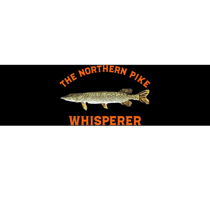 The Northern Pike Whisperer Design Bumper Sticker