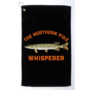 The Northern Pike Whisperer Design Platinum Collection Golf Towel