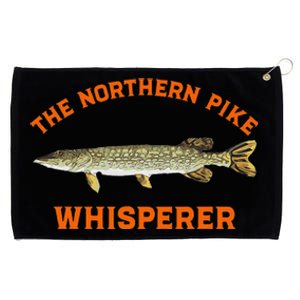 The Northern Pike Whisperer Design Grommeted Golf Towel